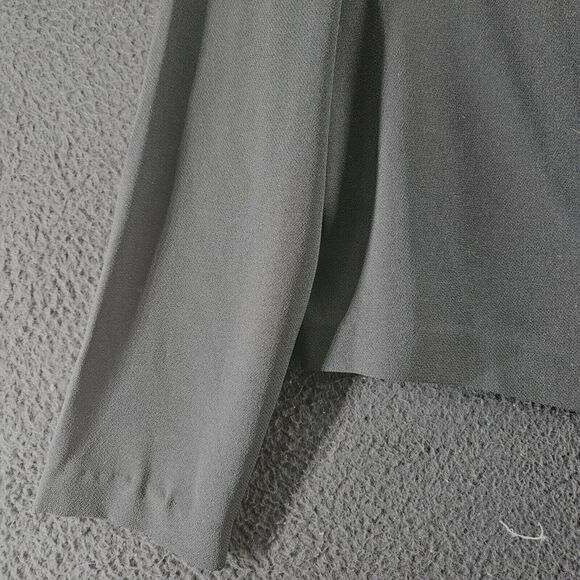 Cynthia Howie Womens Blazer Black Size 12 100% Polyester Long Sleeve One Clasp - Picture 11 of 12